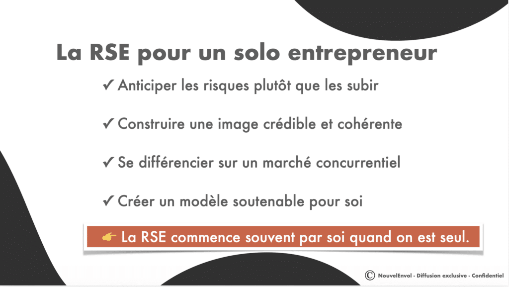 RSE pour un solo entrepreneur