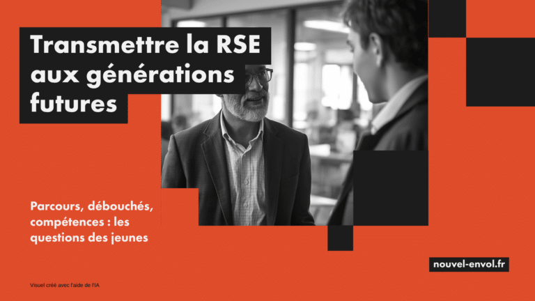 Métiers de la RSE : transmettre aux générations futures